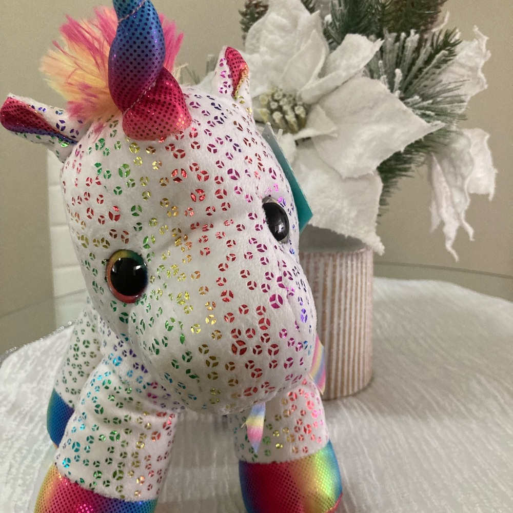 Colorful Unicorn Stuffed Animal